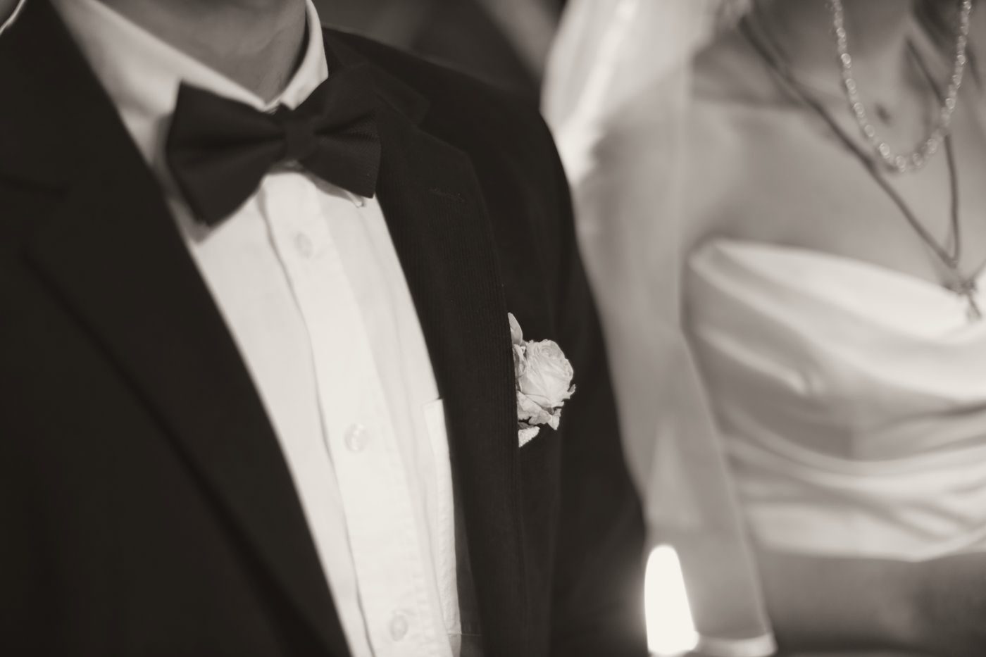 Detalhe do fato e do vestido